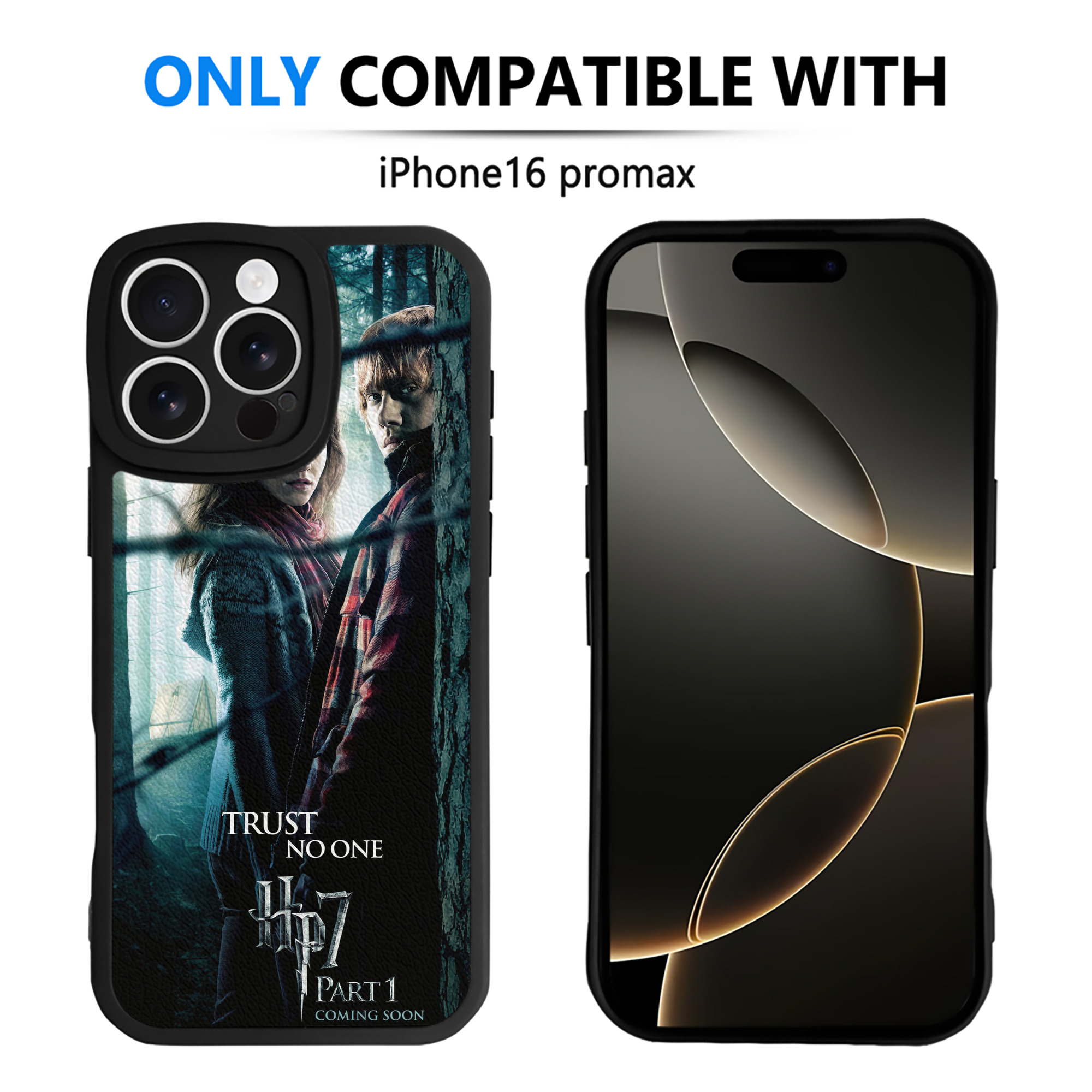 （画像用） Harry Potter ハリー・ポッターシリーズ 【iPhone 16シリーズ対応】シリコンスマホケース（レザー調） 材質：シリコン
